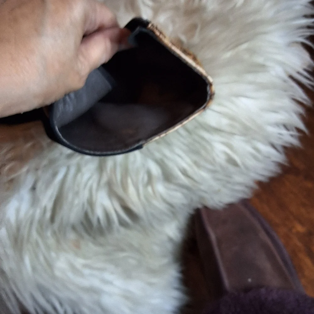 Sacha London Soft Black  & Leopard Ankle Boots 8 - Picture 11 of 12